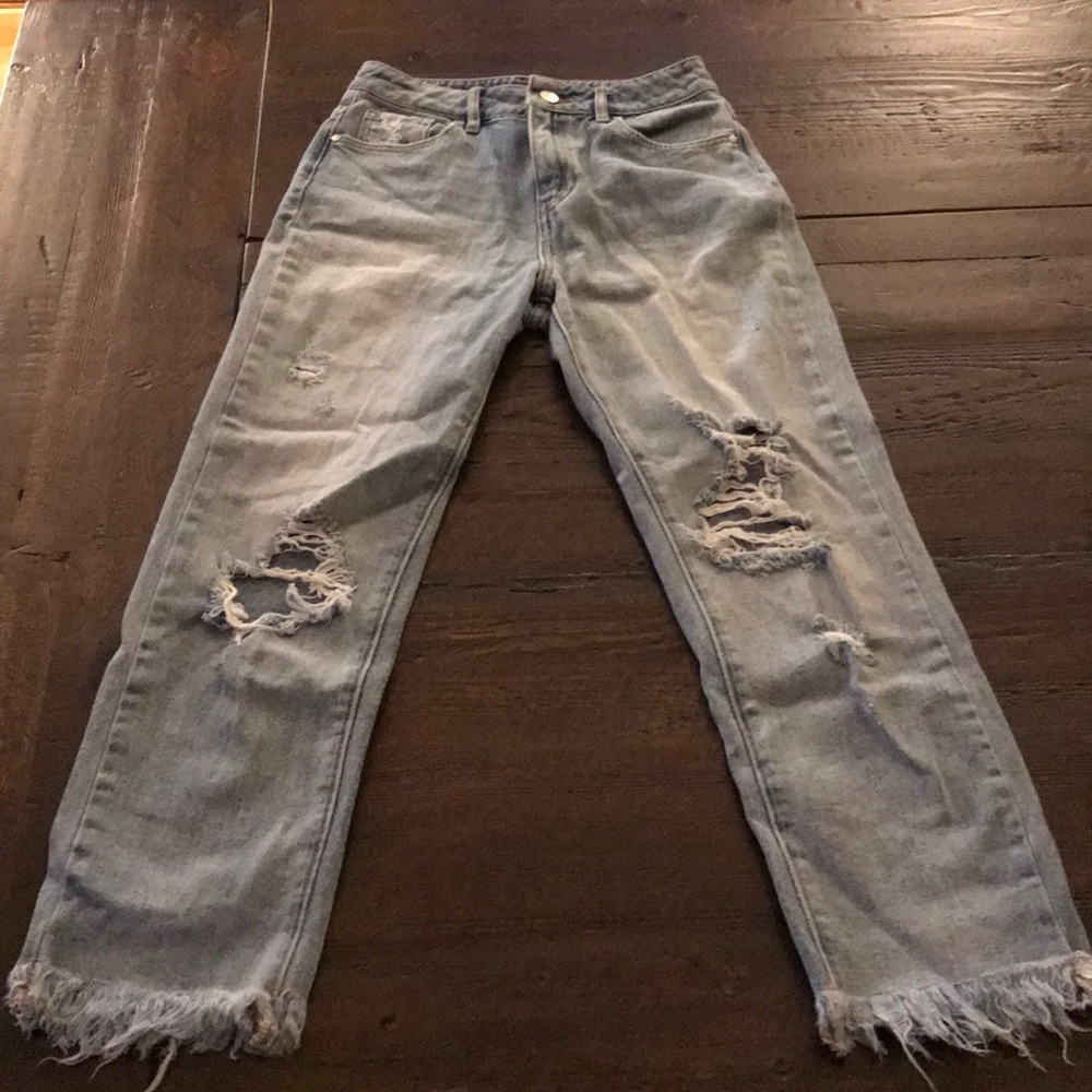 Kendall & Kylie size 24 Frayed Jeans